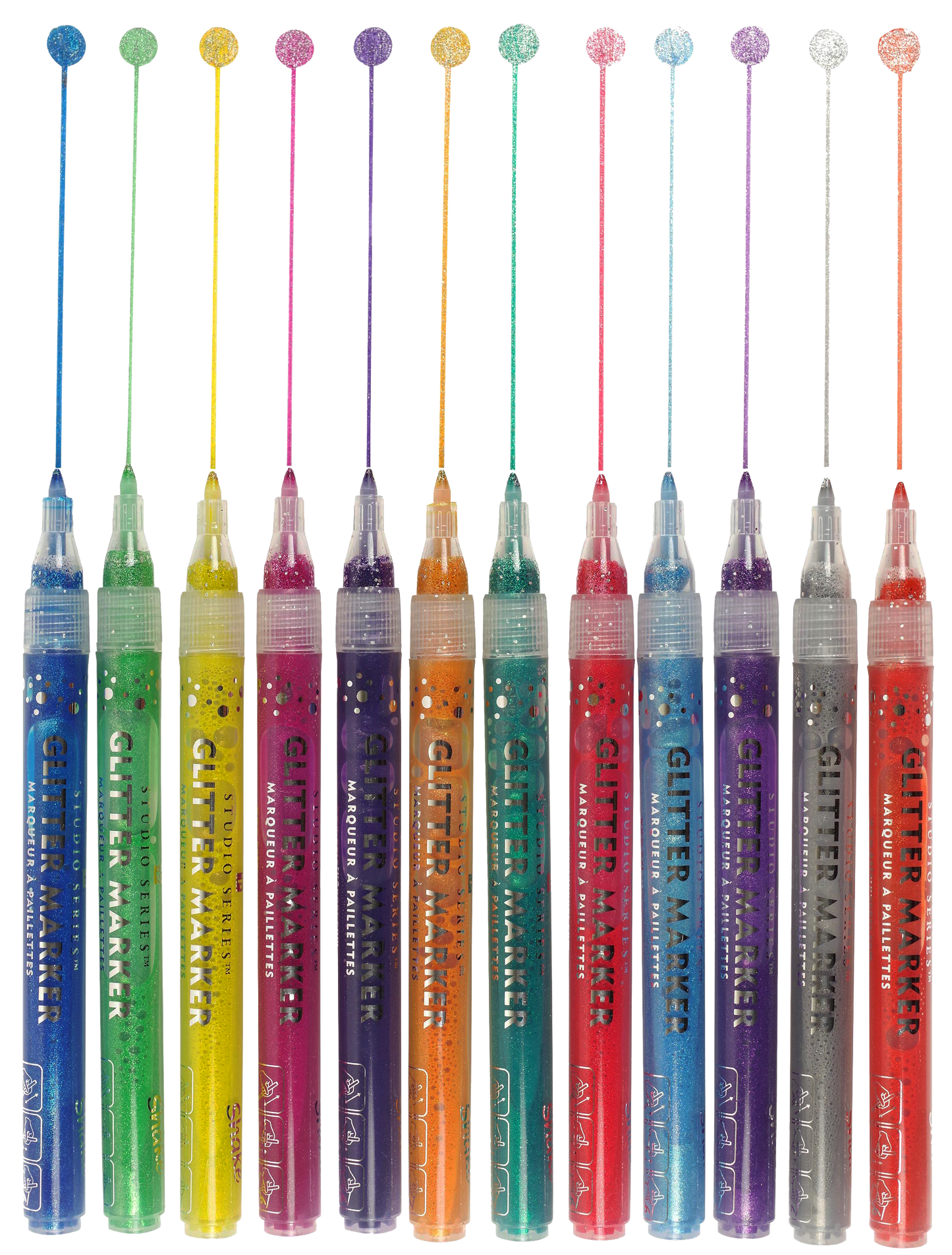 Studio Series Glitter Marker Set (12-piece set)