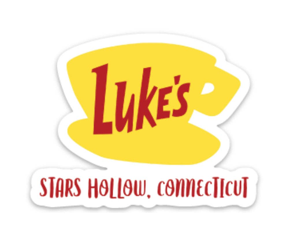 Gilmore Girls Luke's Diner Vinyl Sticker