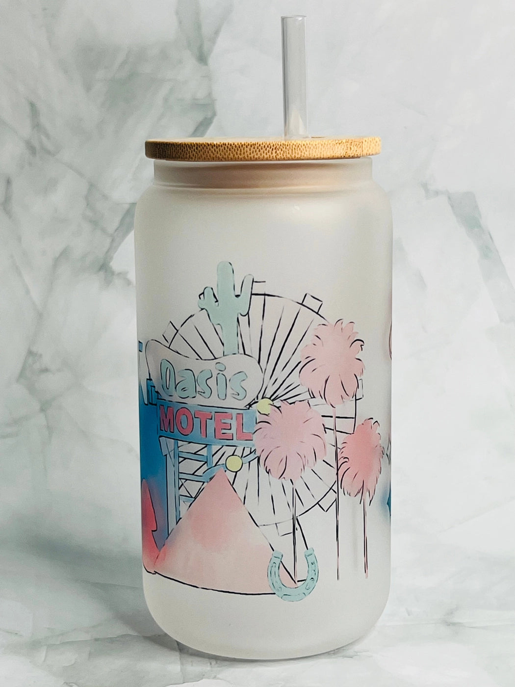 Glass Tumbler - Vintage Vegas