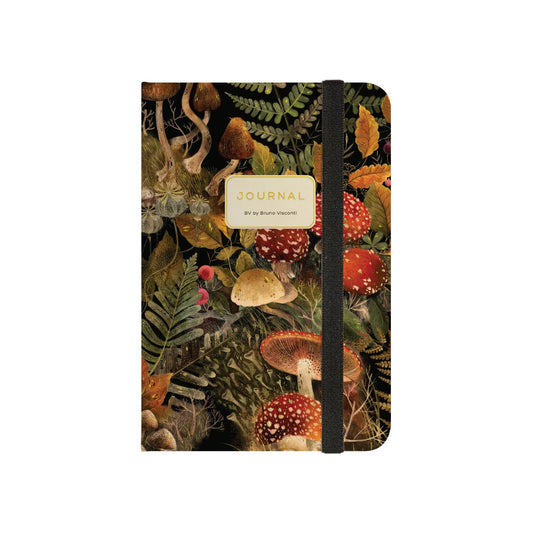 Hard Cover Journal A5 - Forest Mushrooms 