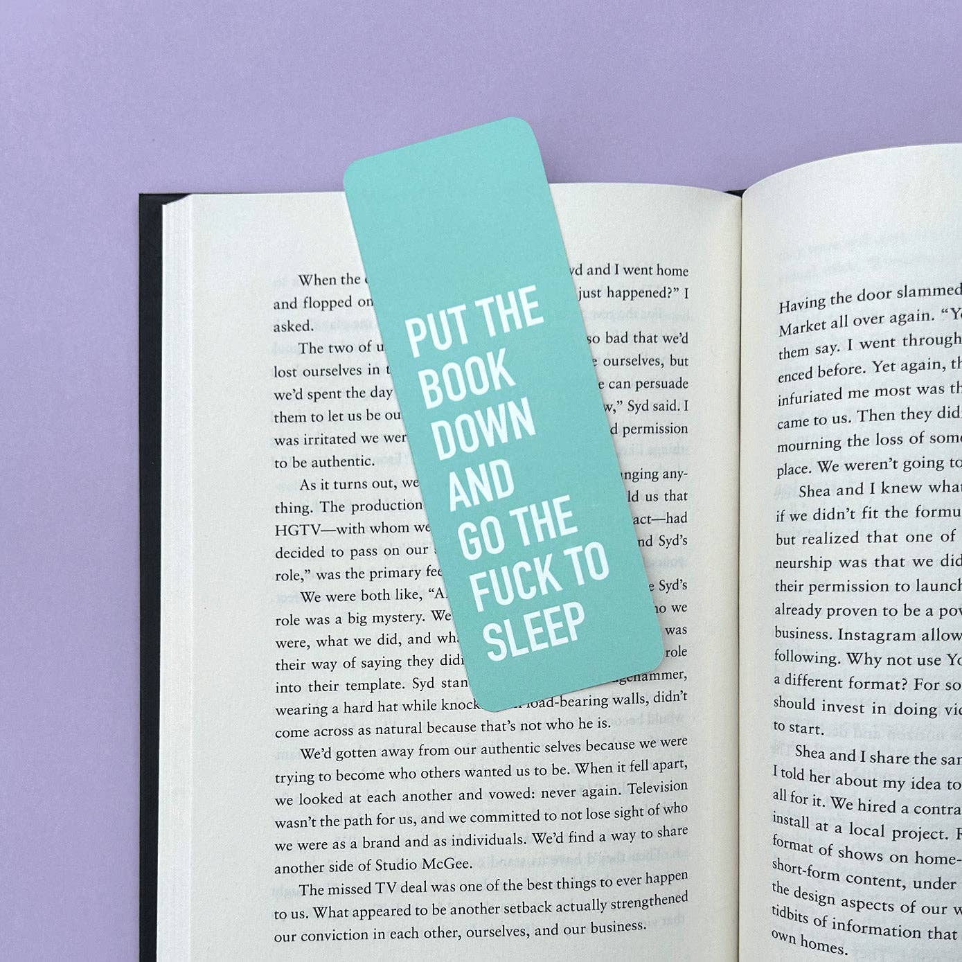 Go to Sleep Bookmark