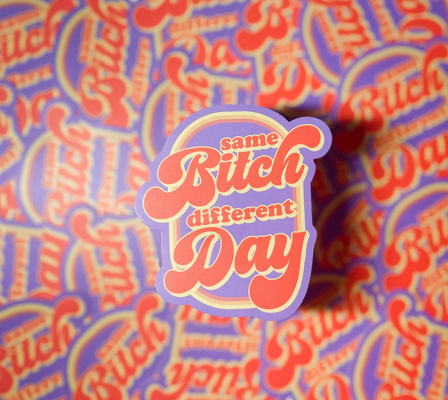 Same Bitch Different Day Sticker