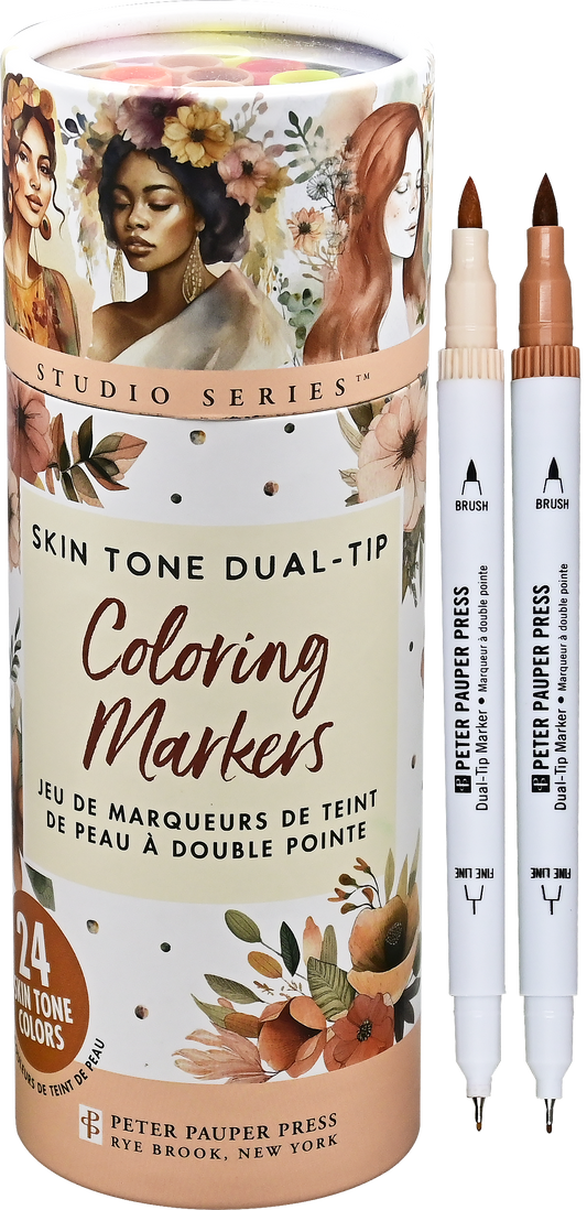 Studio Series Dual-Tip Skin Tone Markers (Set of 24)