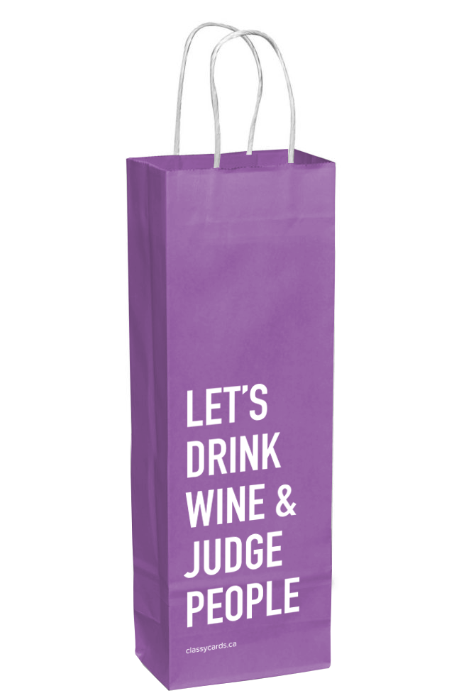 Judge People Wine Gift Bag