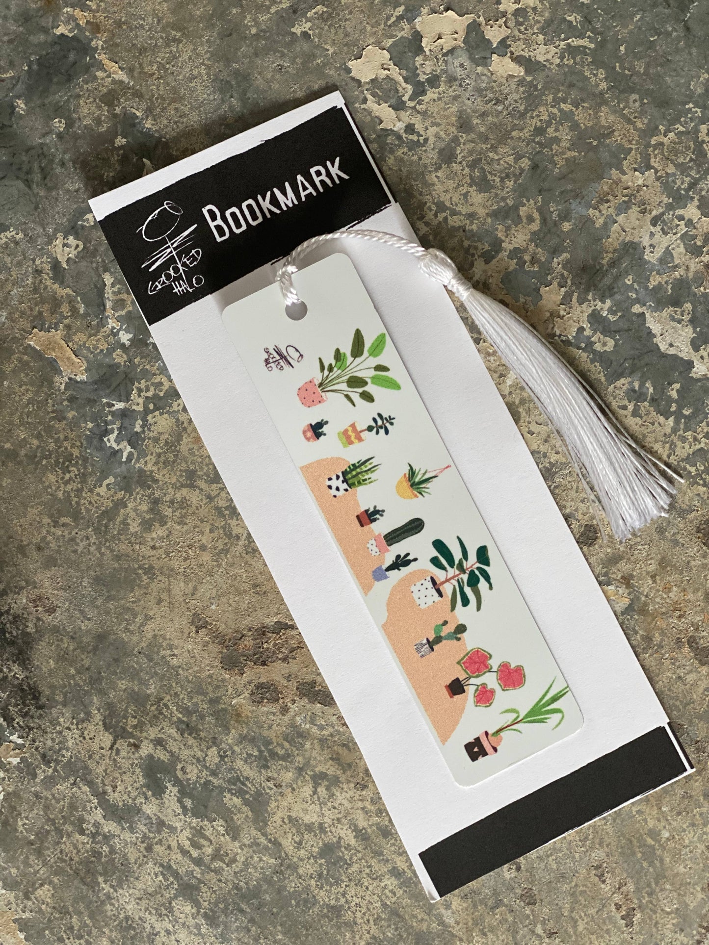 House Plants Metal Bookmark