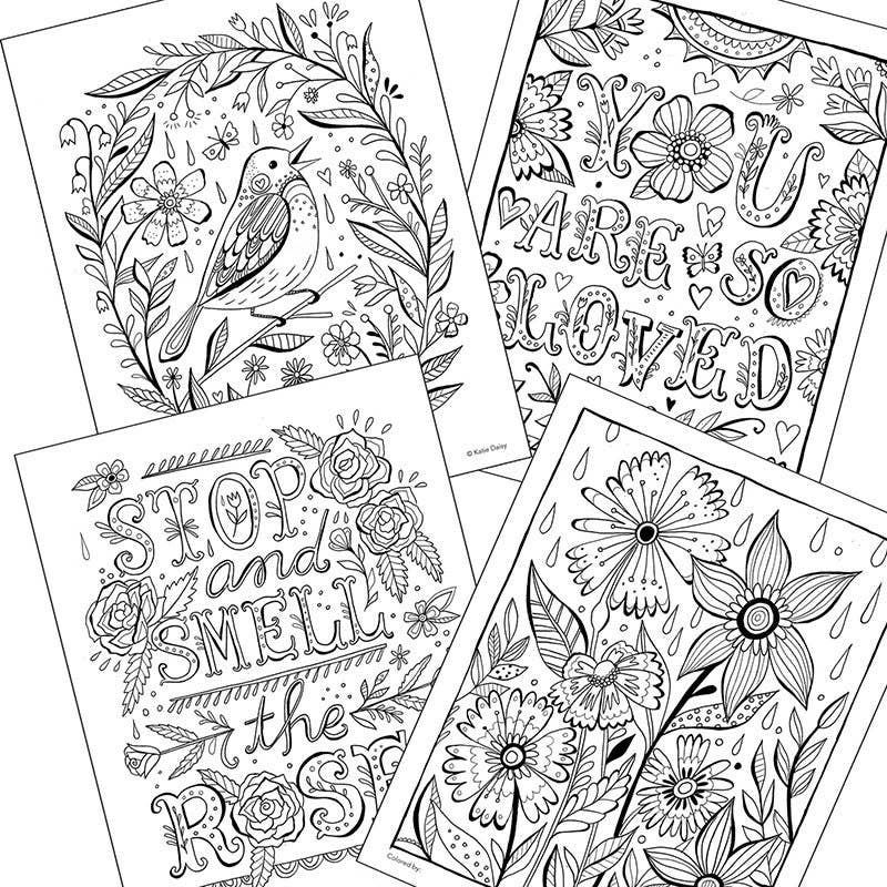 Create Magic Coloring Book by Katie Daisy