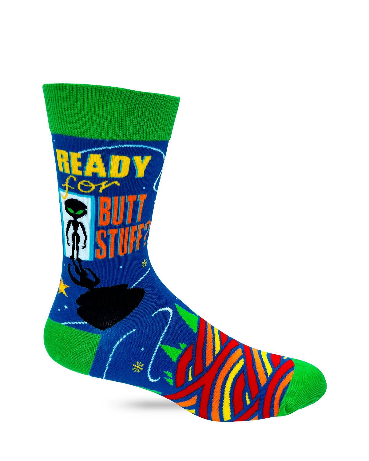 Ready For Butt Stuff? Men's Novelty Crew Socks