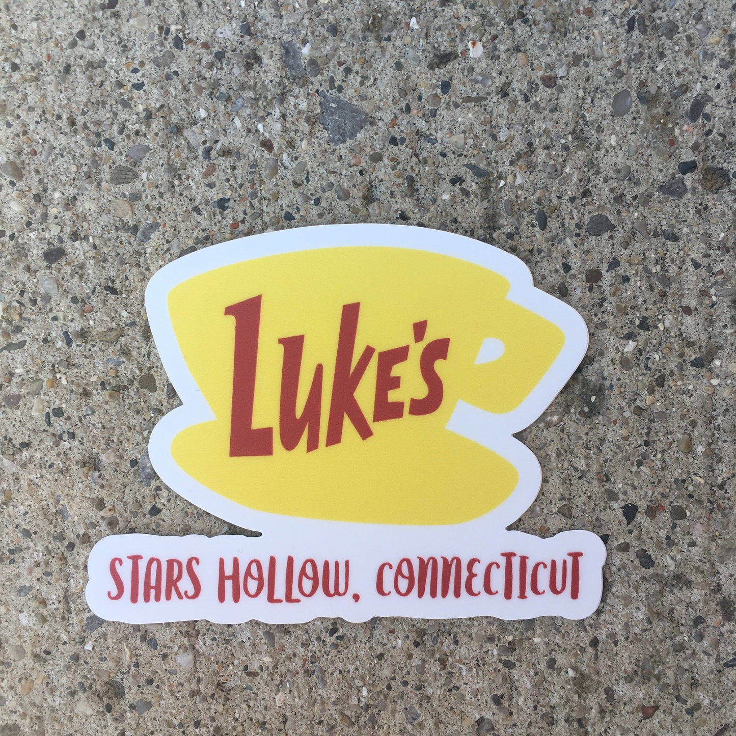 Gilmore Girls Luke's Diner Vinyl Sticker