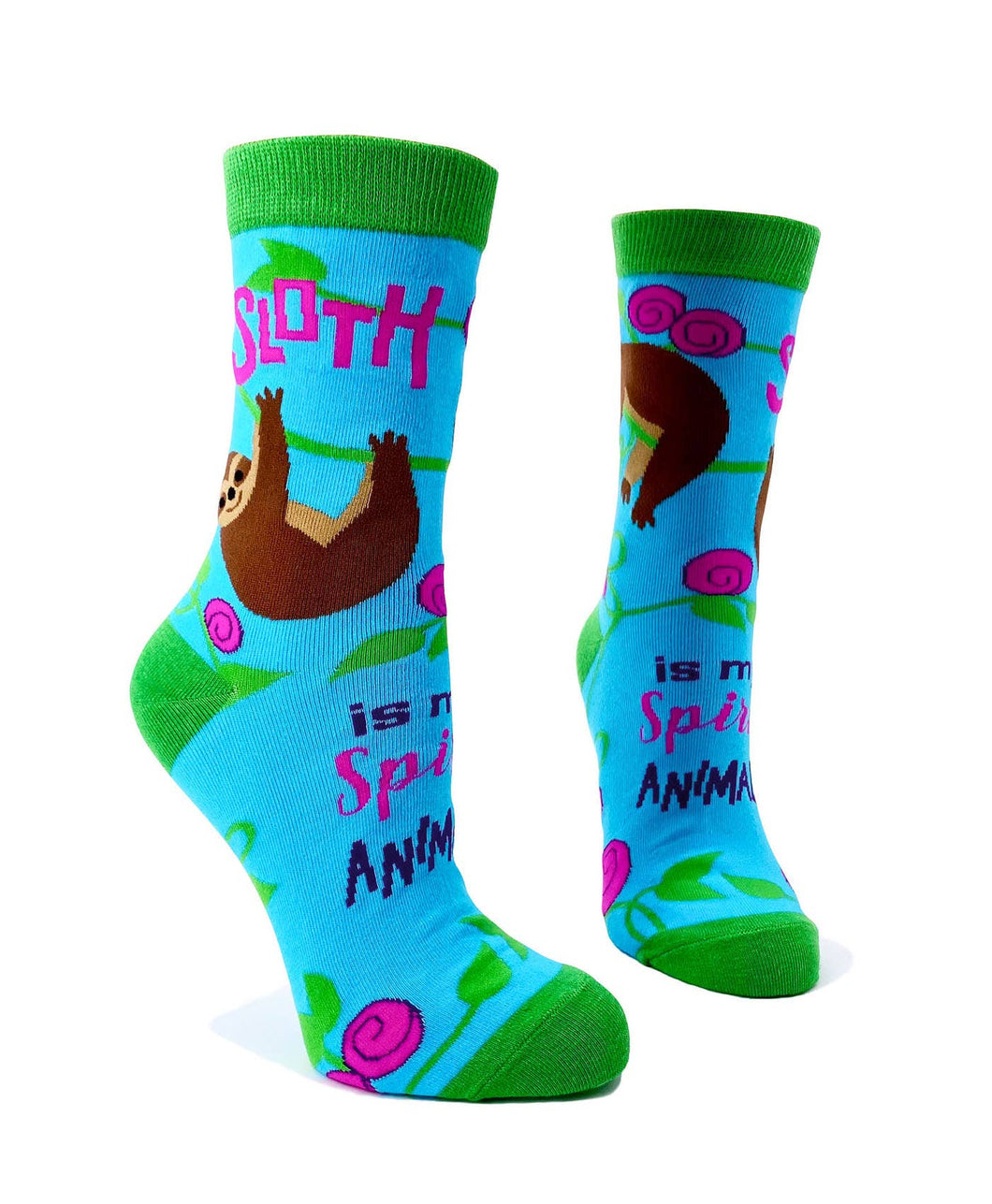 Sloth is My Spirit Animal Women's Crew Socks