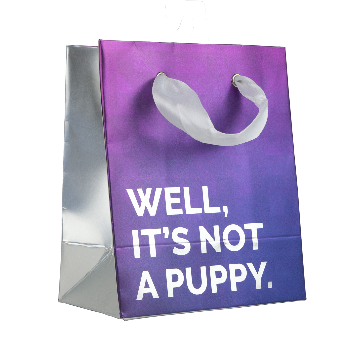 Well, It's Not a Puppy Purple Gift Bag