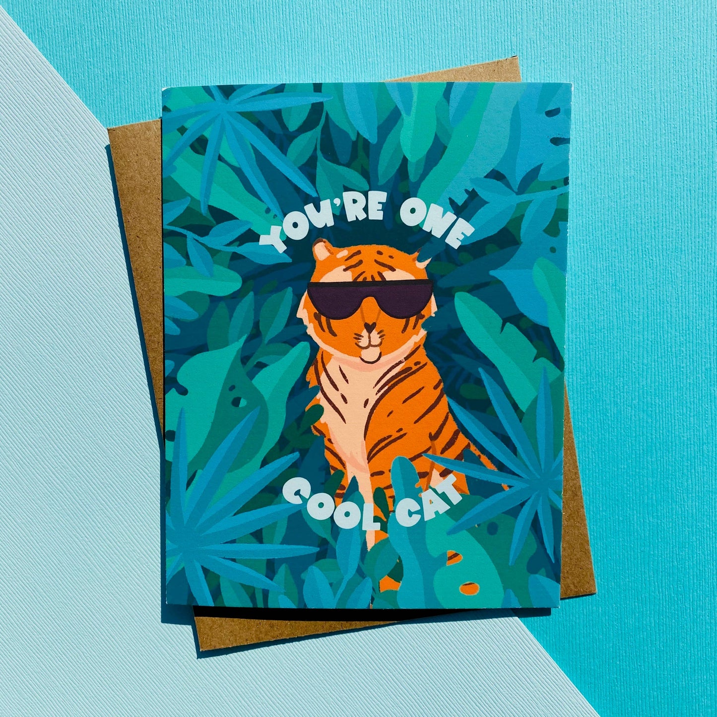 One Cool Cat - Friendship / Thank You Card / Birthday Card