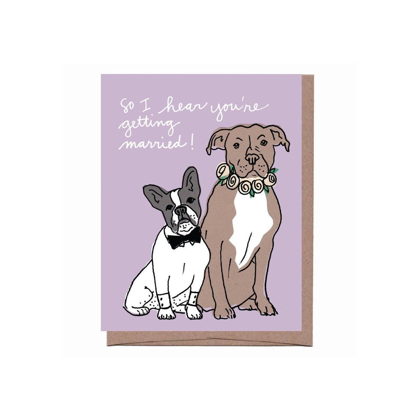 Wedding Dogs Card