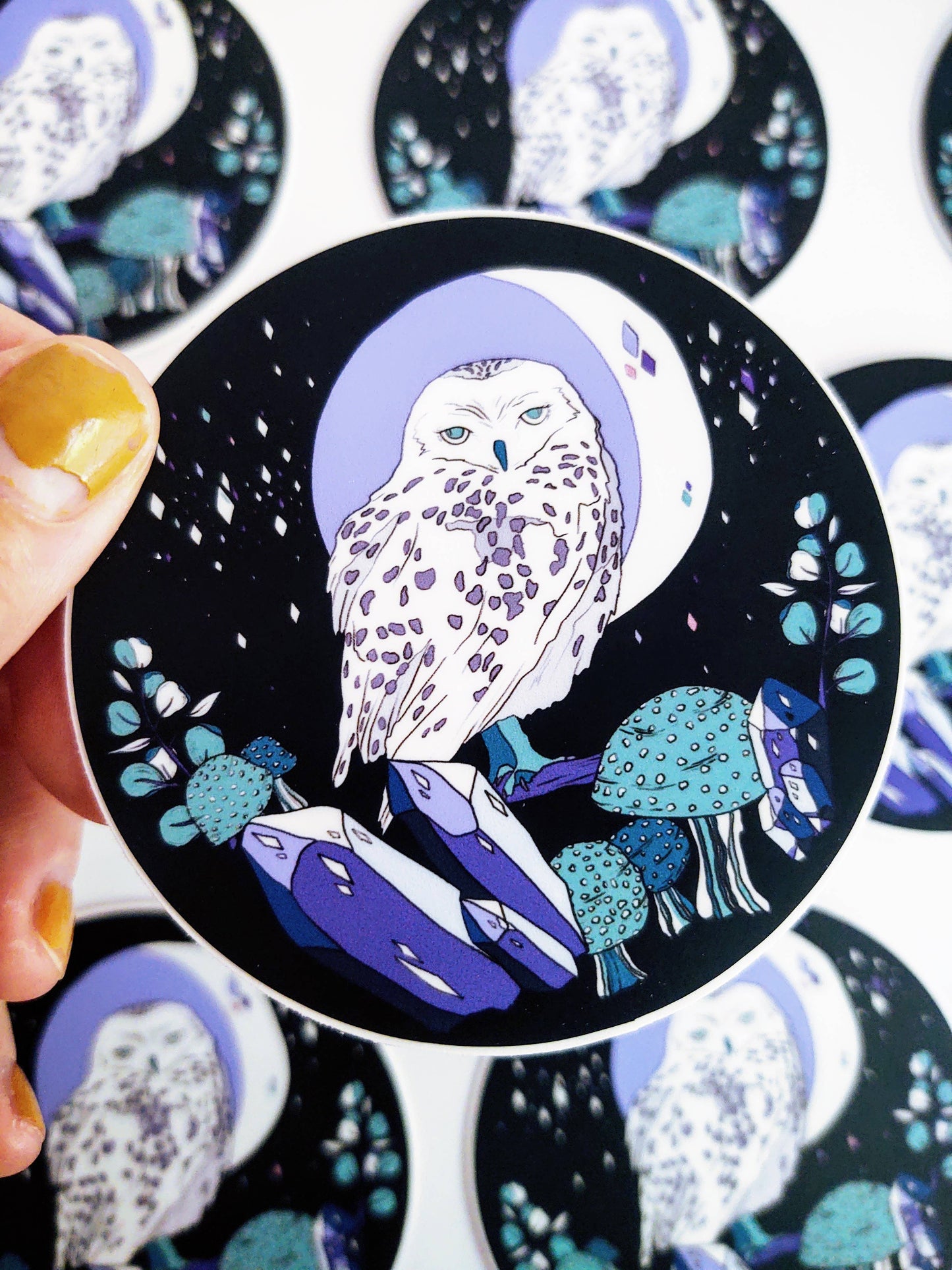 Nighttime Owl Sticker