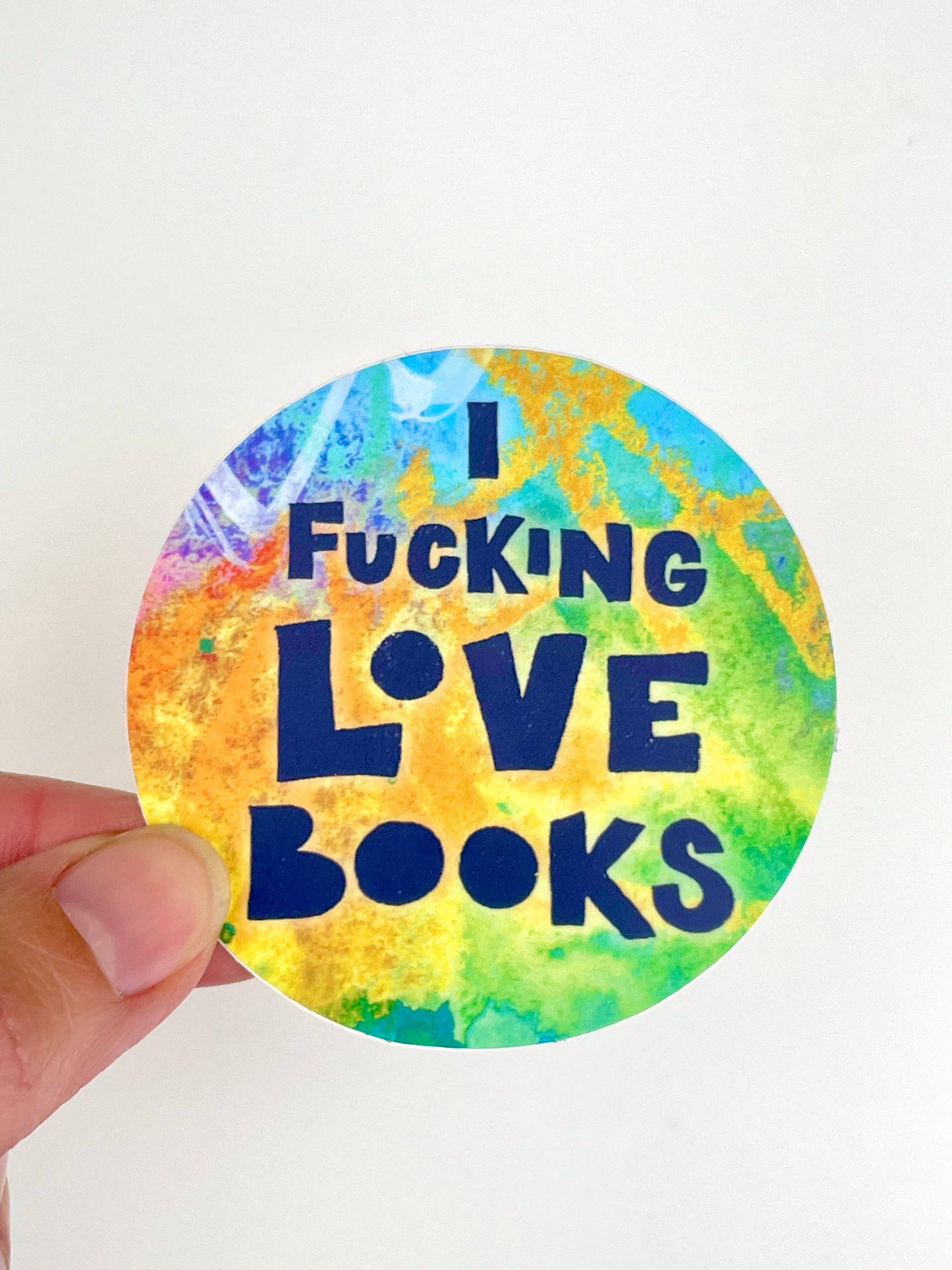 I Fucking Love Books Sticker