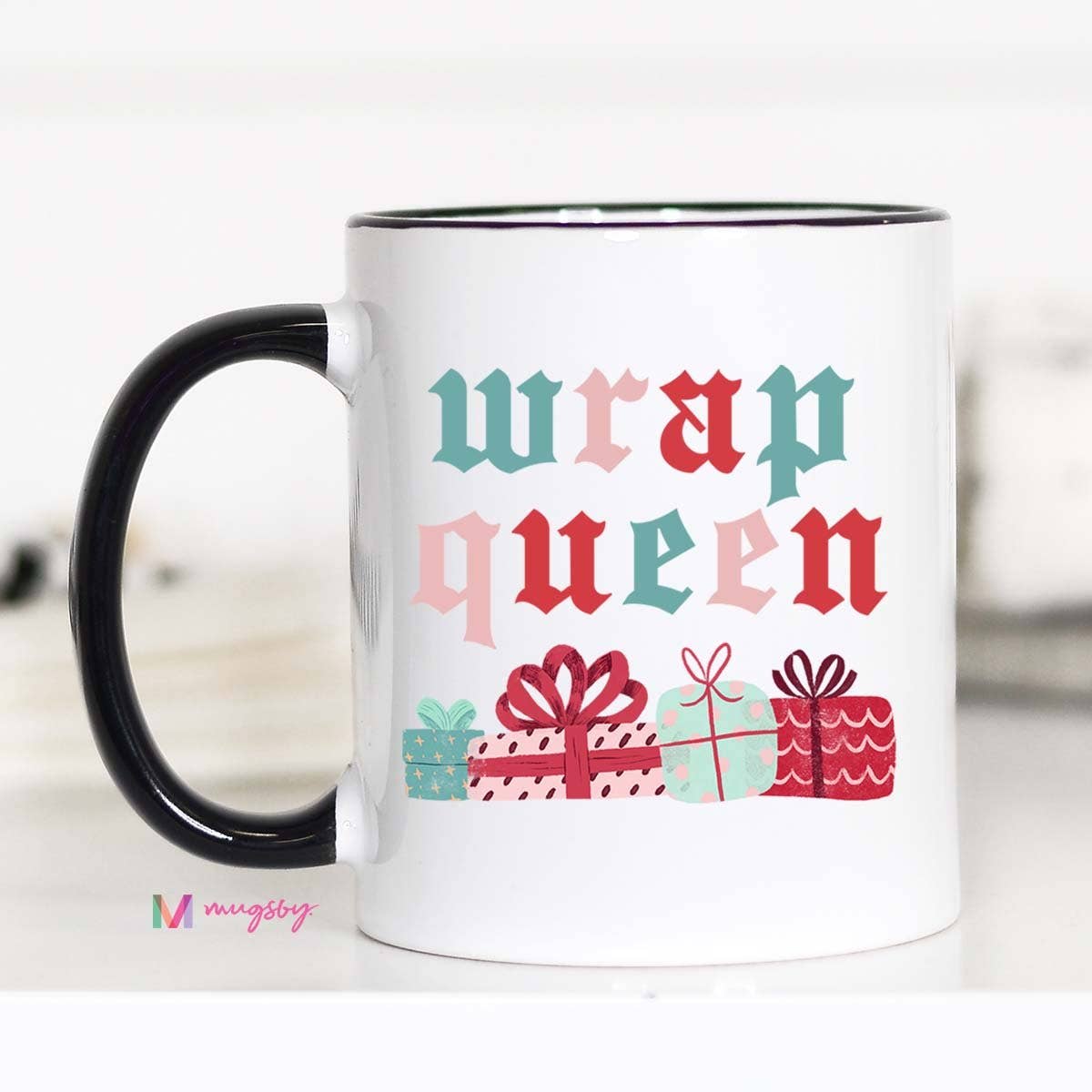 Wrap Queen Christmas Mug