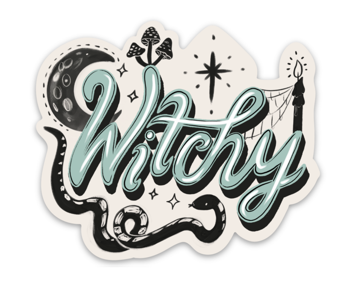 Witchy Vinyl Sticker