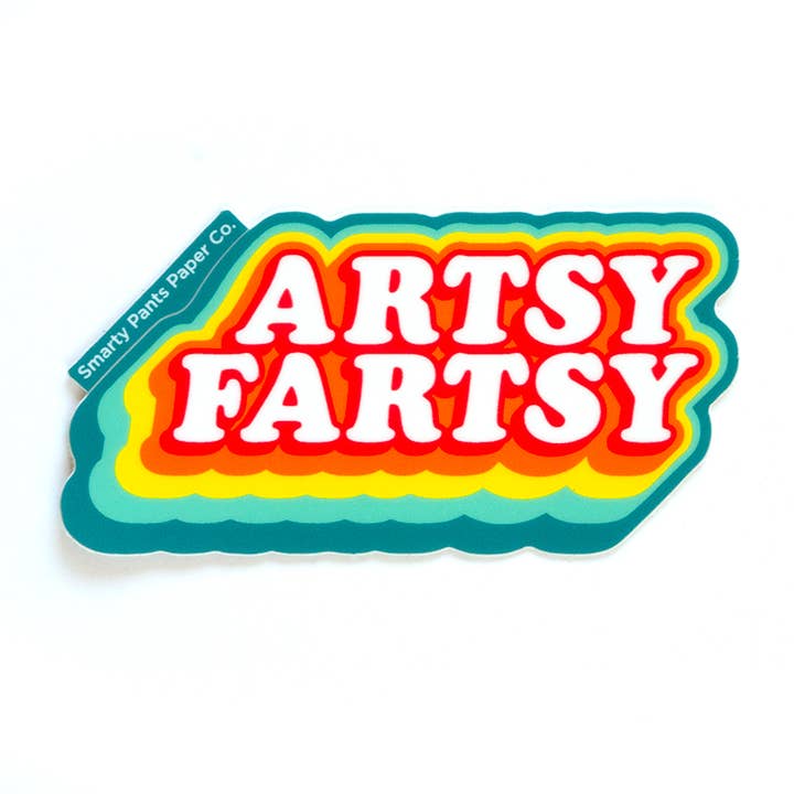 Artsy Fartsy Sticker