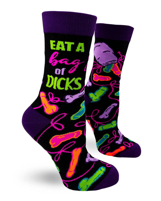 Eat a Bag of Dicks Women's Crew Socks