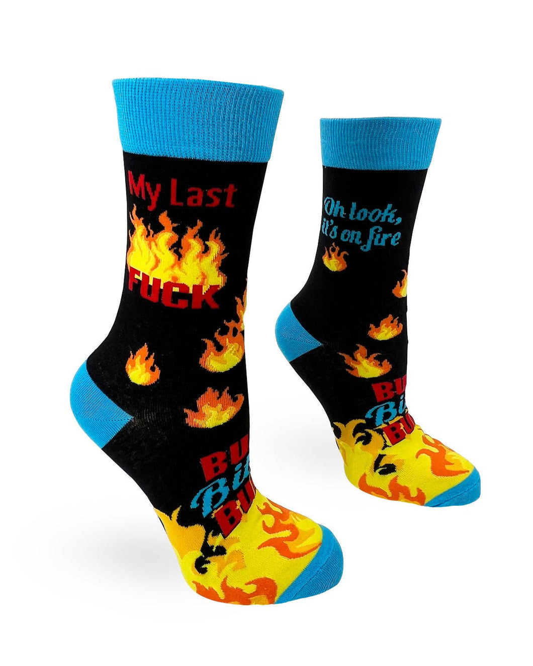 My Last F**k. Oh Look, it's on Fire Women's Crew Socks