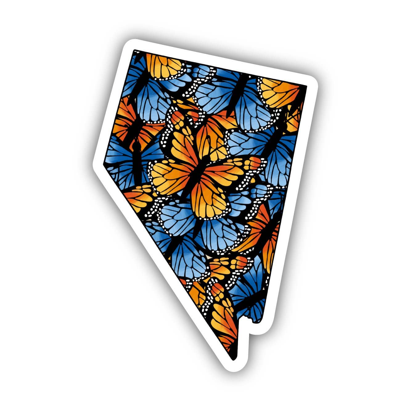 Nevada Butterfly Pattern Sticker