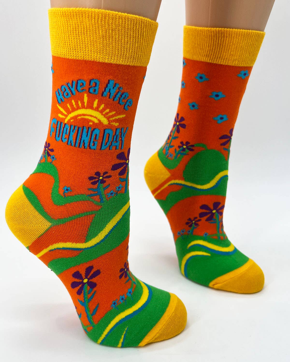 Have a Nice Fucking Day Women's Crew Socks