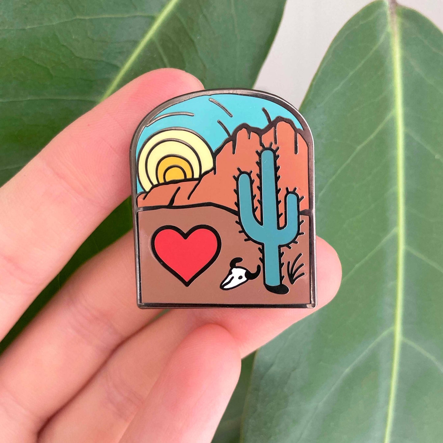 I Left My Heart In The Desert Pin