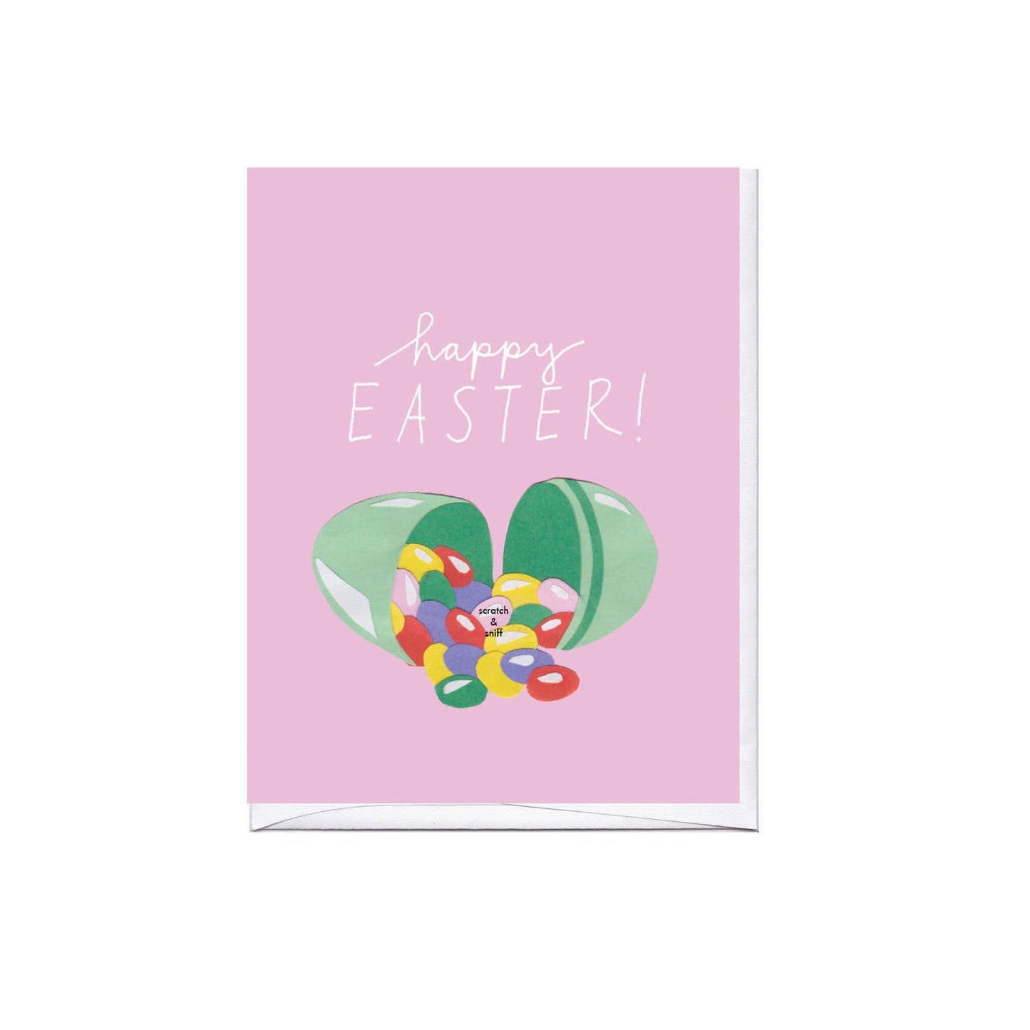 Scratch & Sniff Jelly Beans Easter Greeting Card