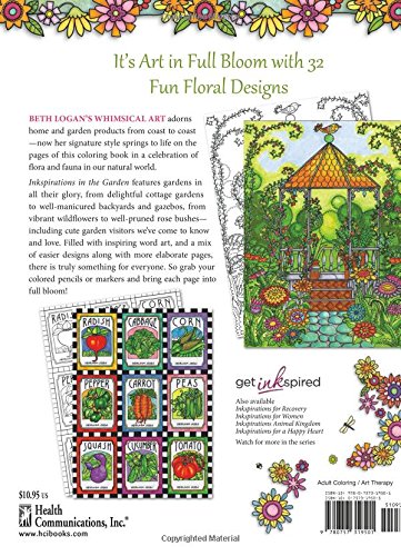 Inkspirations in the Garden Coloring Book