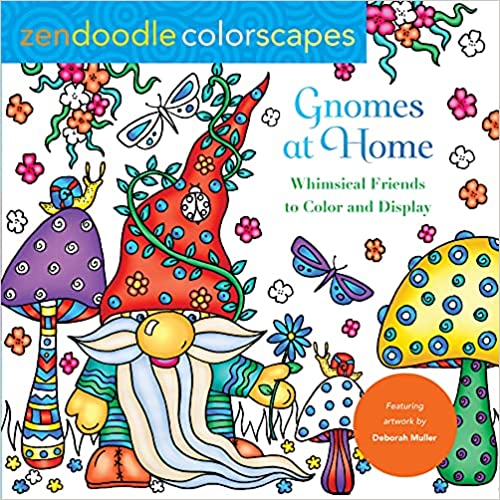 Gnomes at Home Coloring Book by Deborah Muller