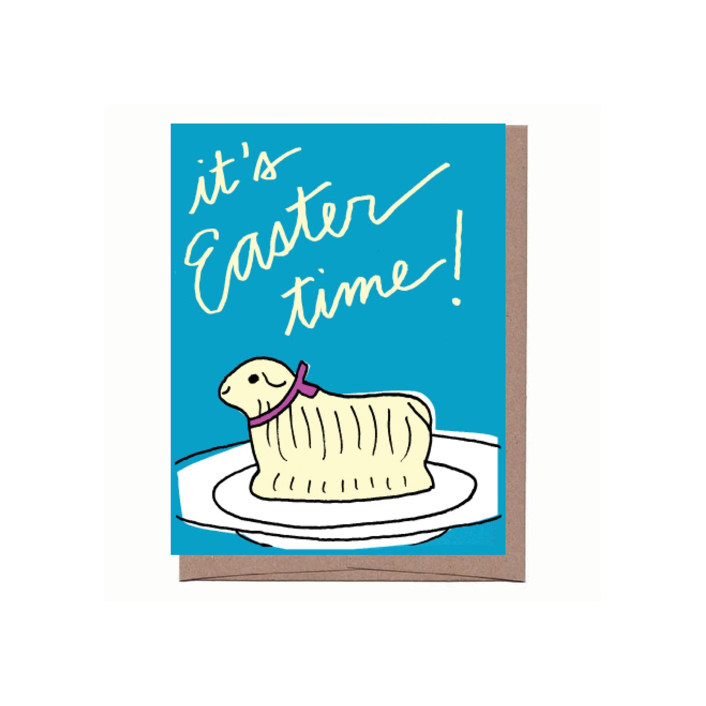 Butter Lamb Easter Greeting Card