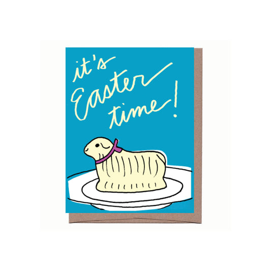 Butter Lamb Easter Greeting Card