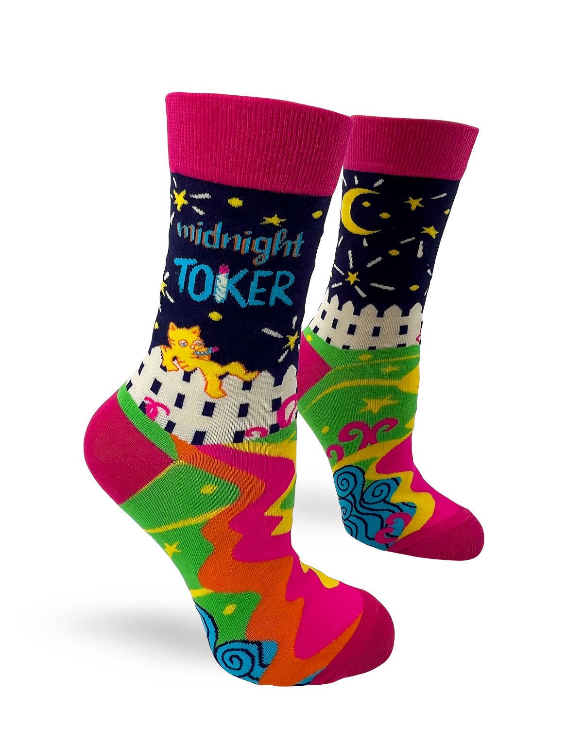 Midnight Toker Women's Crew Socks