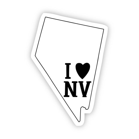 I Love Nevada Sticker
