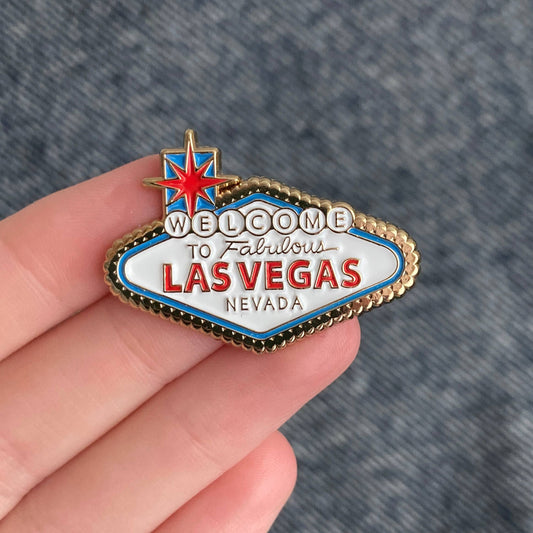 Welcome To Las Vegas Sign Pin