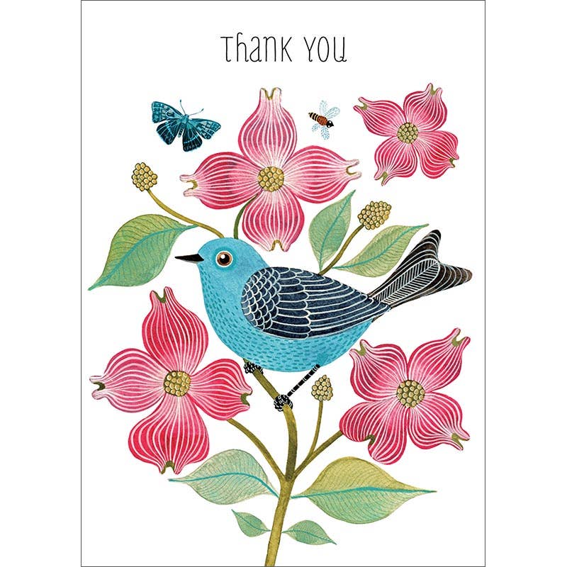 Thank You Dogwood Greeting Card (6 pack)