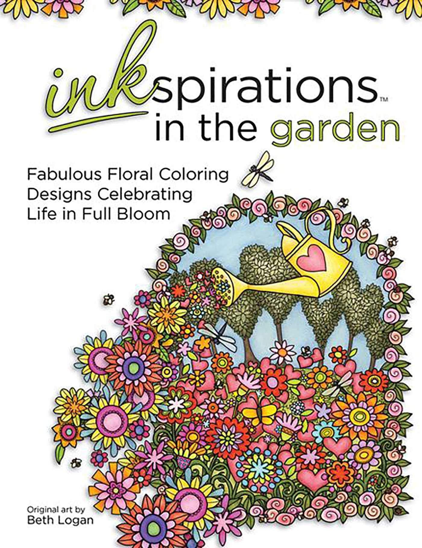 Inkspirations in the Garden Coloring Book