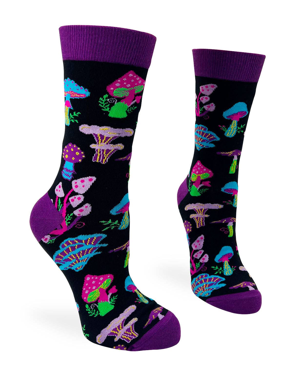 Trippy Mushrooms Women's Crew Socks