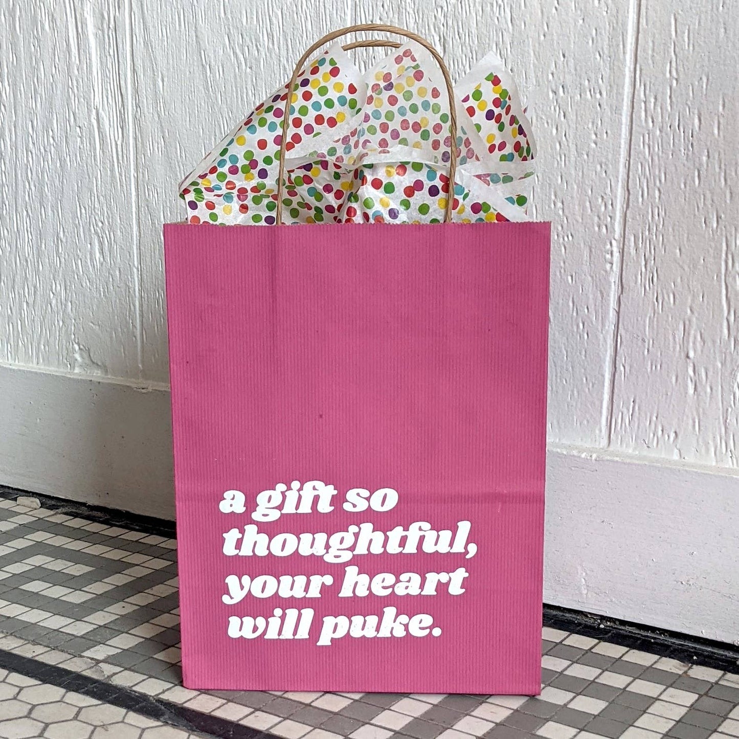 Thoughtful Puke Gift Bag
