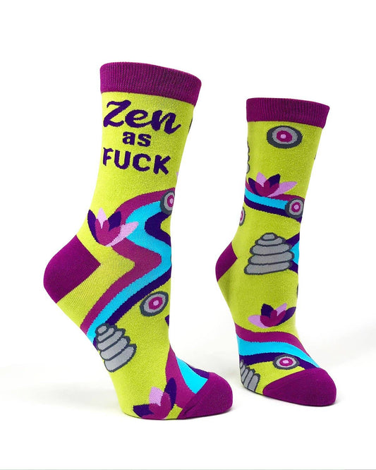 Zen as Fuck Women's Crew Socks