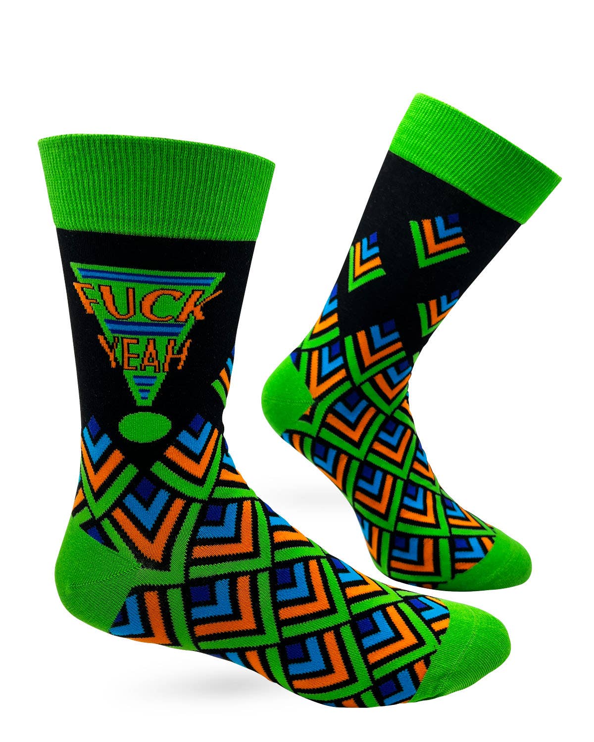 F..k Yeah Men's Novelty Crew Socks