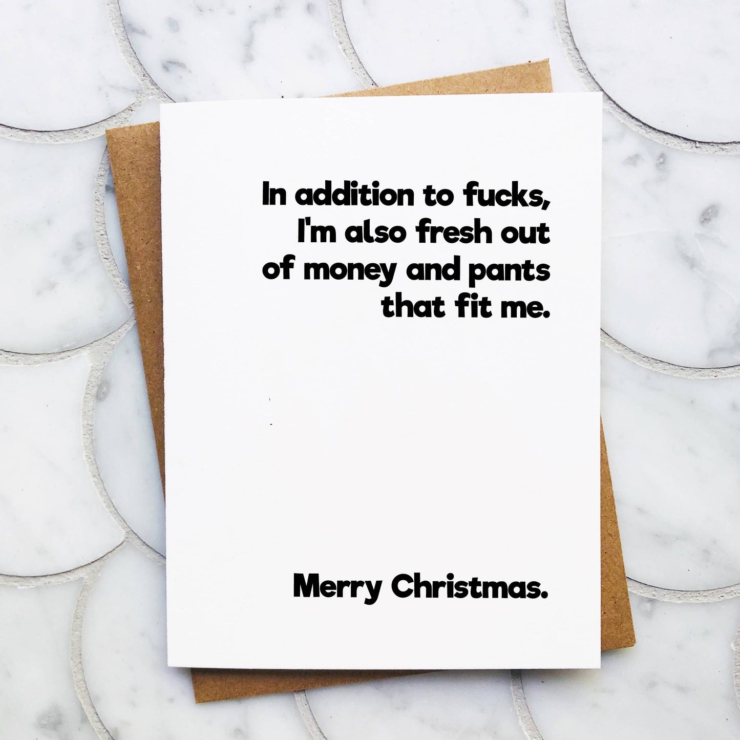 Fresh Out - Funny Christmas Card