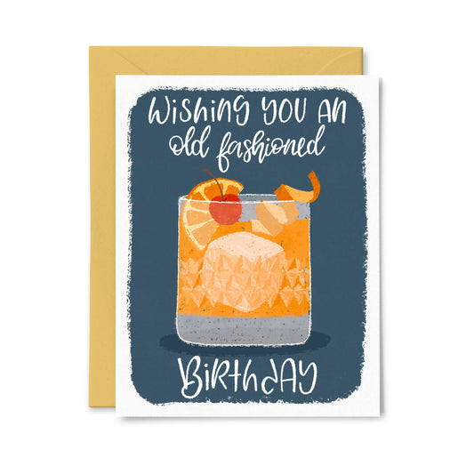 Old Fashioned Birthday Card