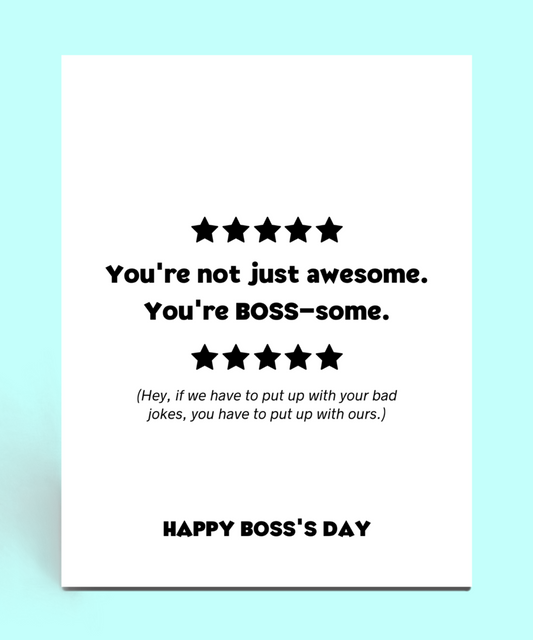 Boss-some Boss's Day Card