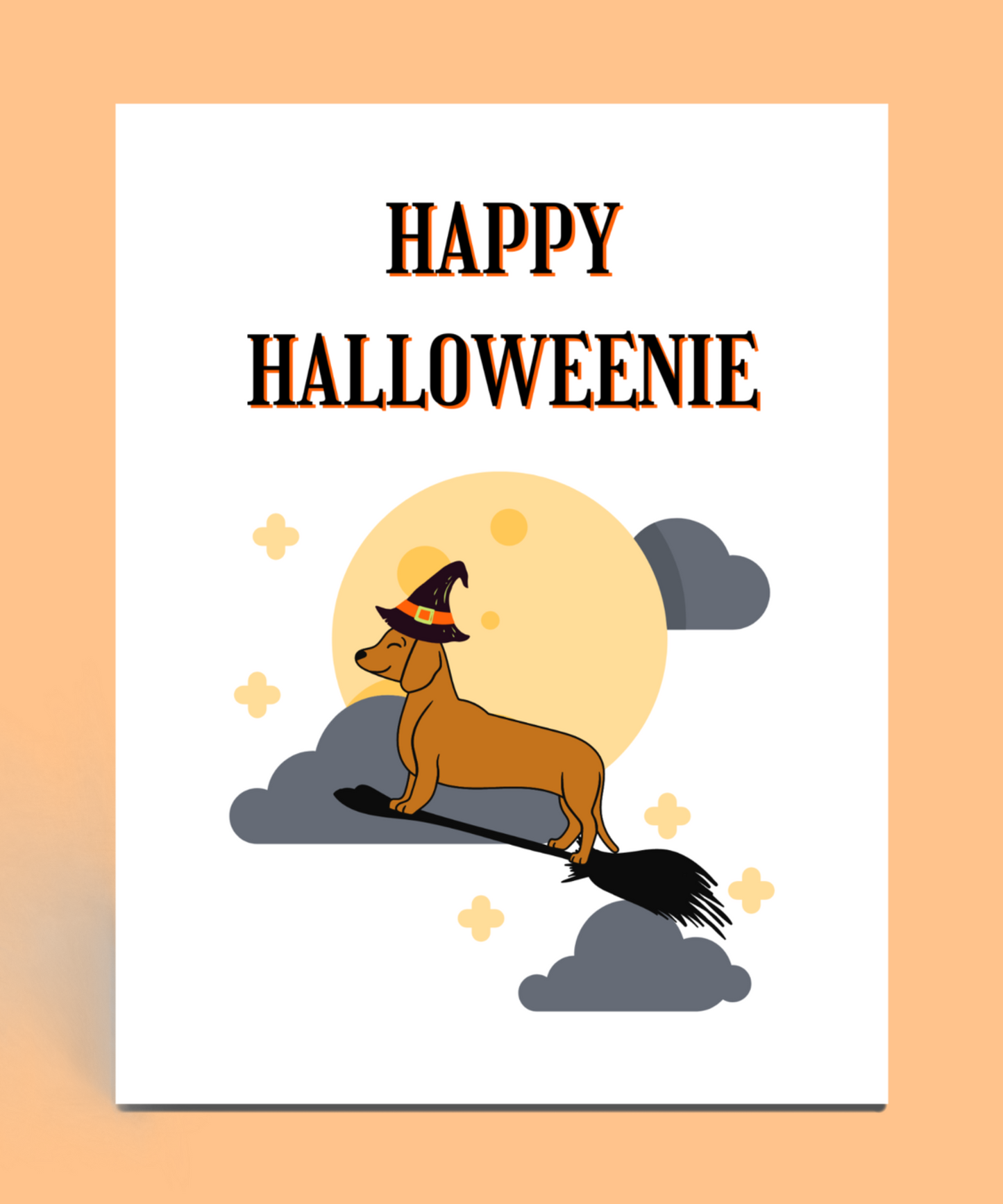 Happy Halloweenie Card