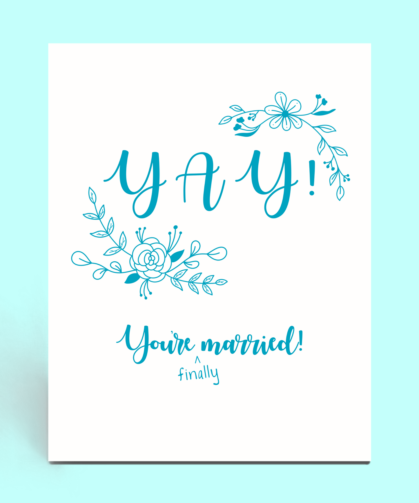 You're Finally Married Card
