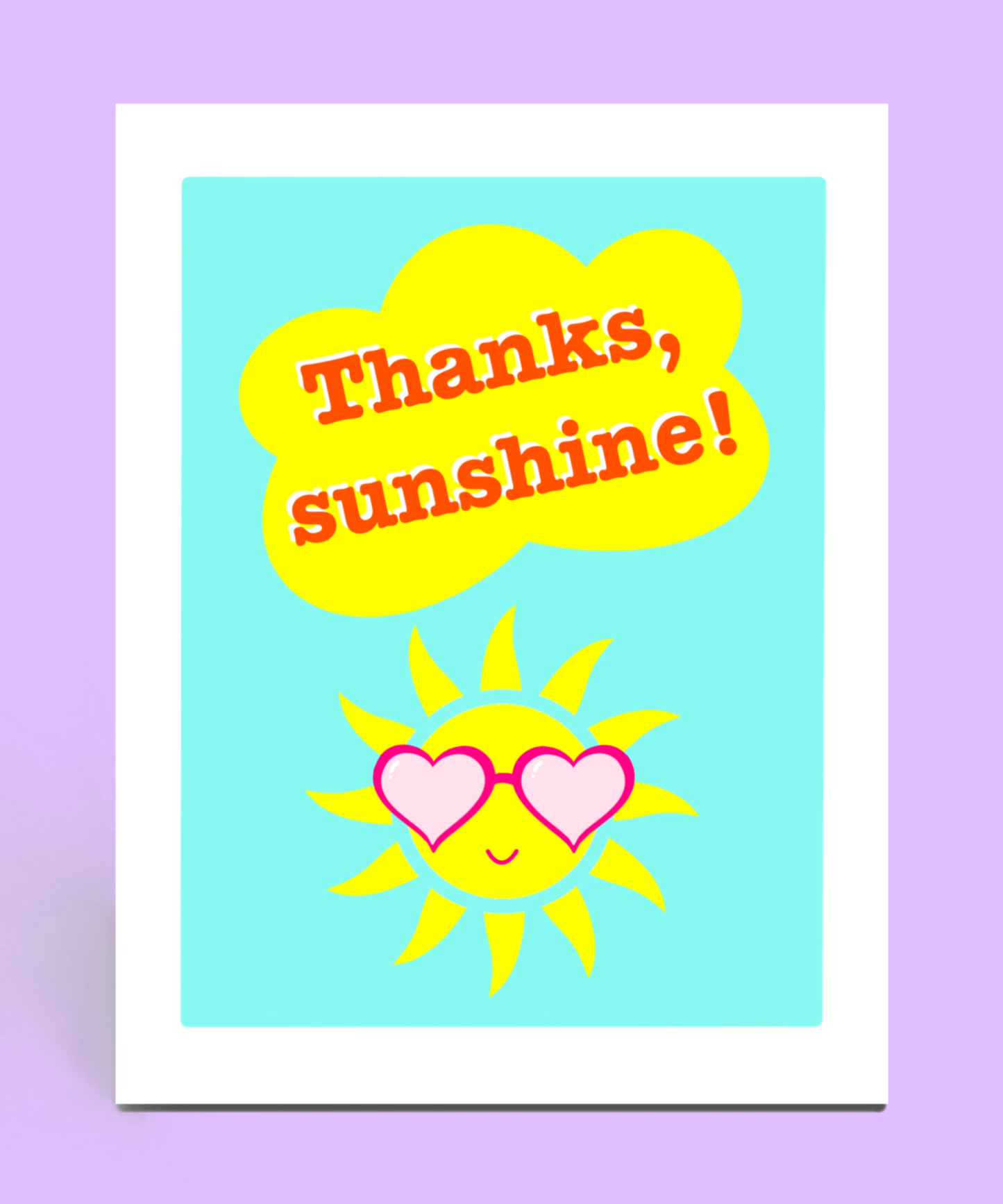 Thanks, Sunshine