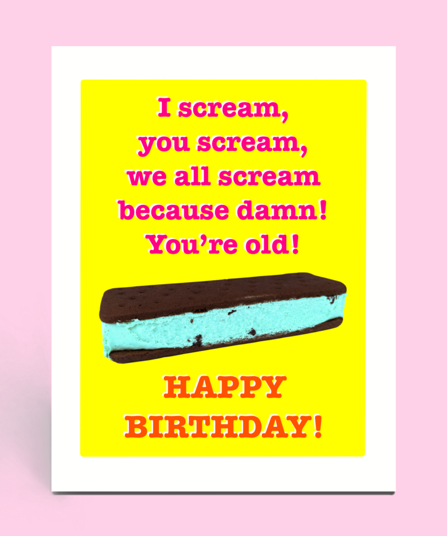 I Scream Ice Cream Birthday