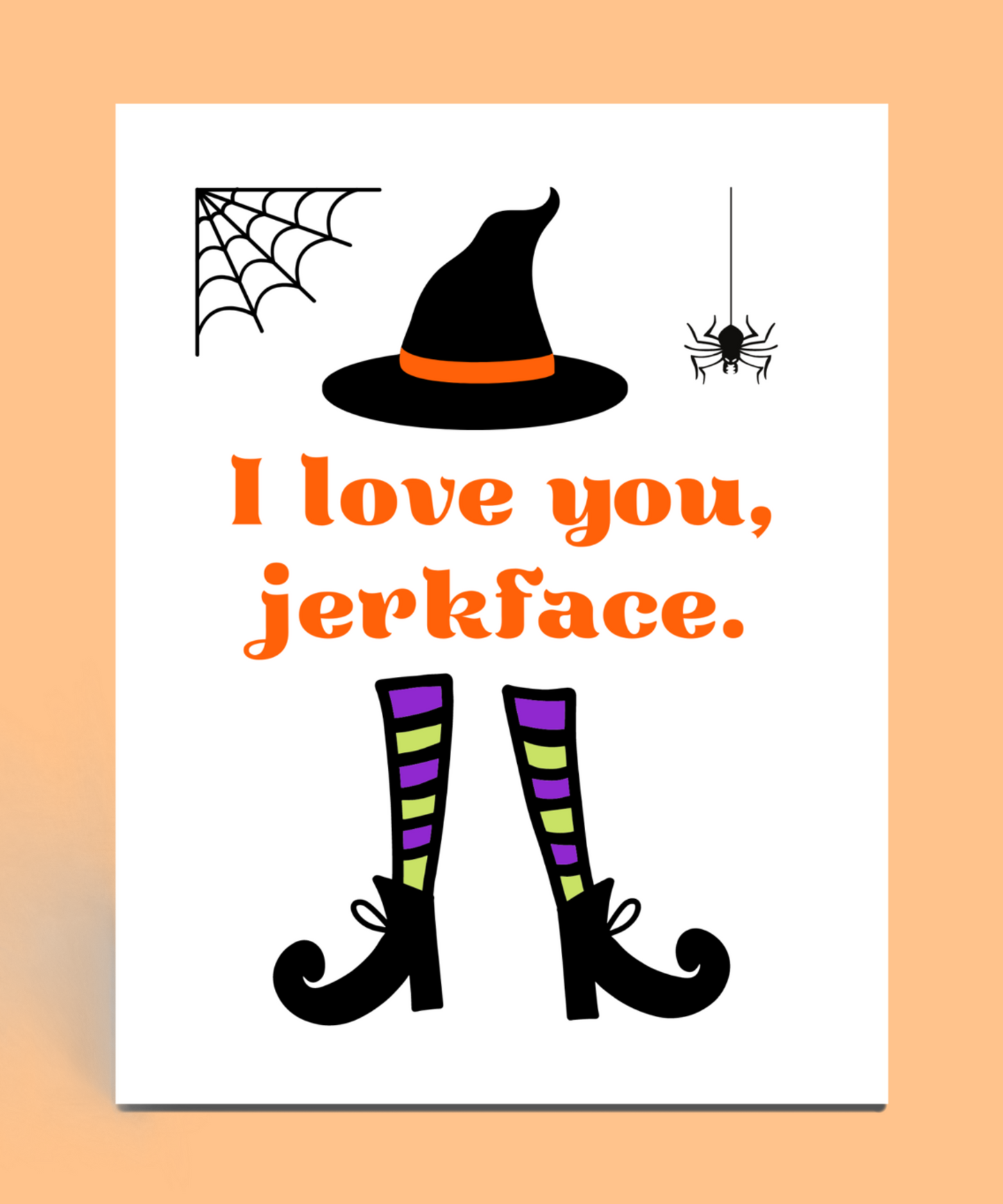 I Love You, Jerkface Card
