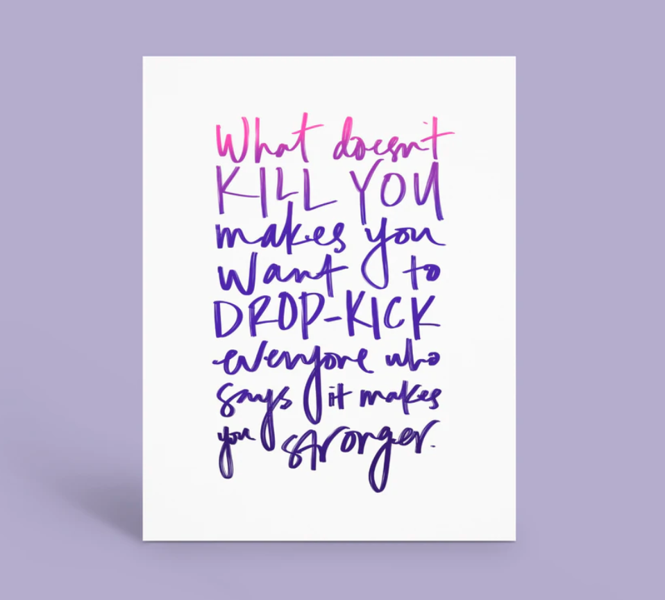 What Doesn't Kill You Dropkick Card
