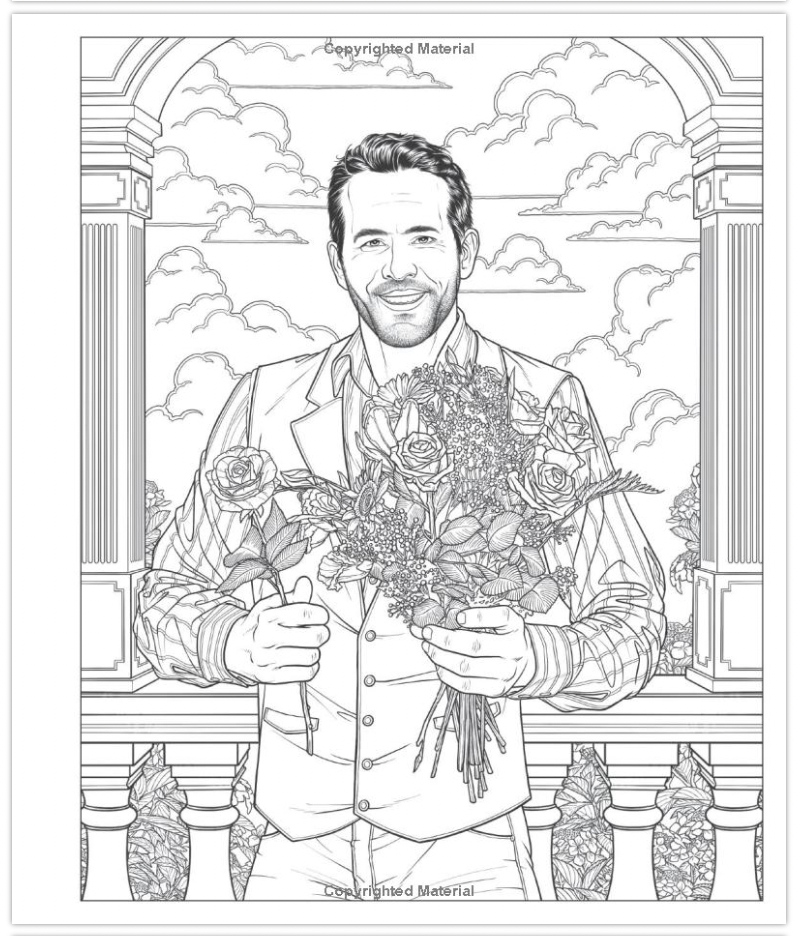 Ryan Reynolds Coloring Book